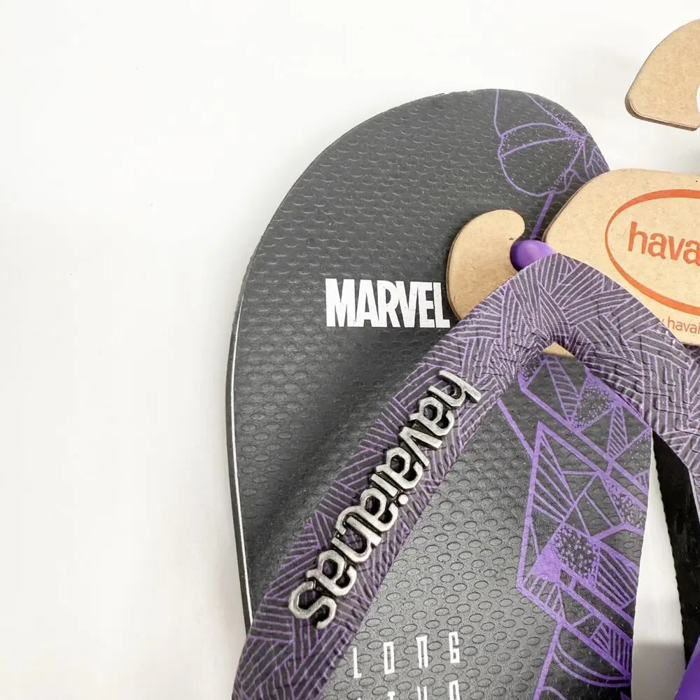 Havaianas Men's Marvel Black Panther Premium Flip Flops US‎ 9/10 EU 43/44